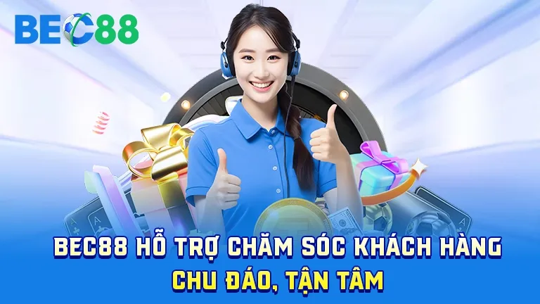 Chăm sóc khách hàng chuyên nghiệp tại BEC88