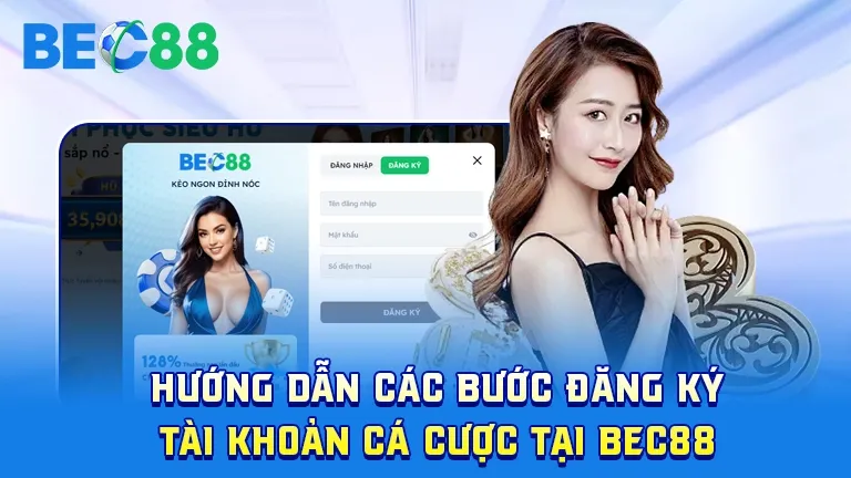 Hướng dẫn đăng ký tài khoản BEC88