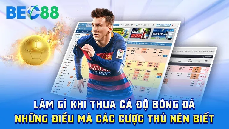 Làm gì khi thua cá độ bóng đá, điều quan trọng cho cược thủ