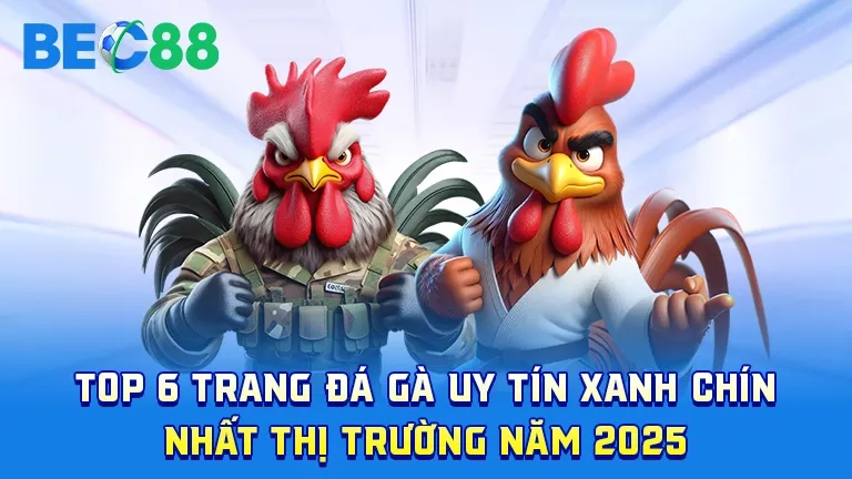 Top 6 trang đá gà uy tín 2025